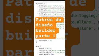 Utiliza este patrón para construir objetos en tú framework de automatización #testautomation