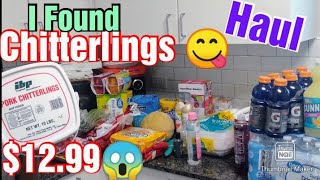 Grocery Haul I found Chitterlings 😋