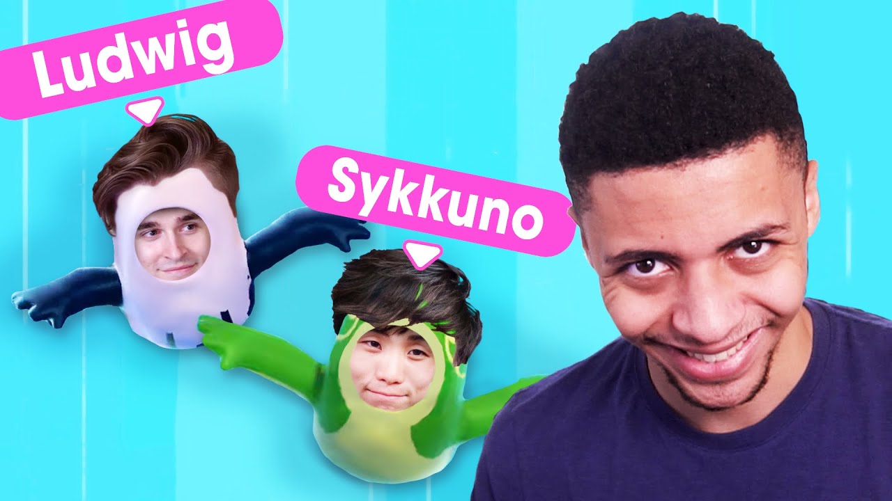 I Forced These Two Massive YouTubers To Play Fall Guys With Me YouTube