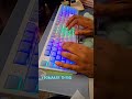 Swapped the caps on this Epomaker TH108 #asmrtyping #keyboard #asmrkeyboard