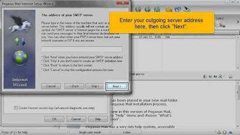 Configuing a POP email account in Pegasus Mail | FastDot Cloud Hosting