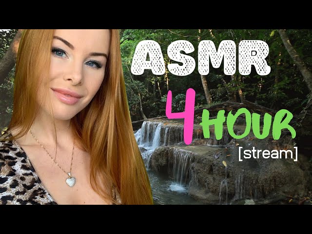 ASMR [STREAM] ❤️ 4 hour sleep relaxation 🌙 Ear Eating 👅 3Dio 🎤🎧