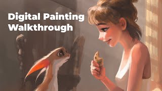 Digital Painting Process Explained