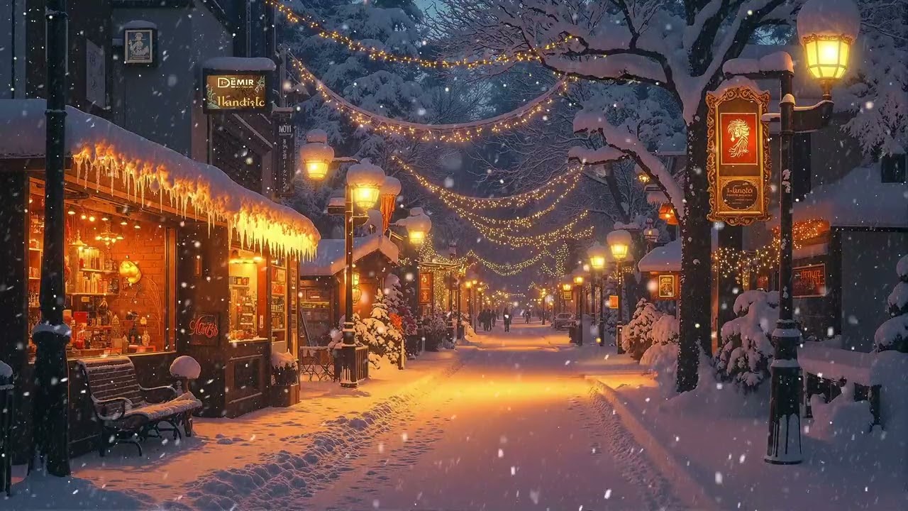 Frozen Streets Jazz ❄️ Warm Street Jazz Music Inspired by Winter Cities and Urban Silence