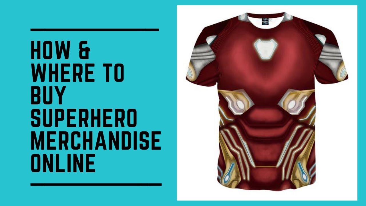 How to & Where to Buy Superhero Merchandise Online [Tutorial]
