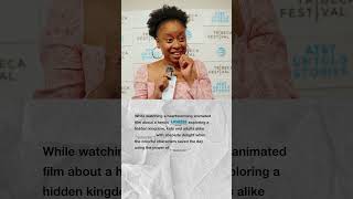 comedy genius Pheobe Robinson on the blue carpet at @tribeca did not disappoint