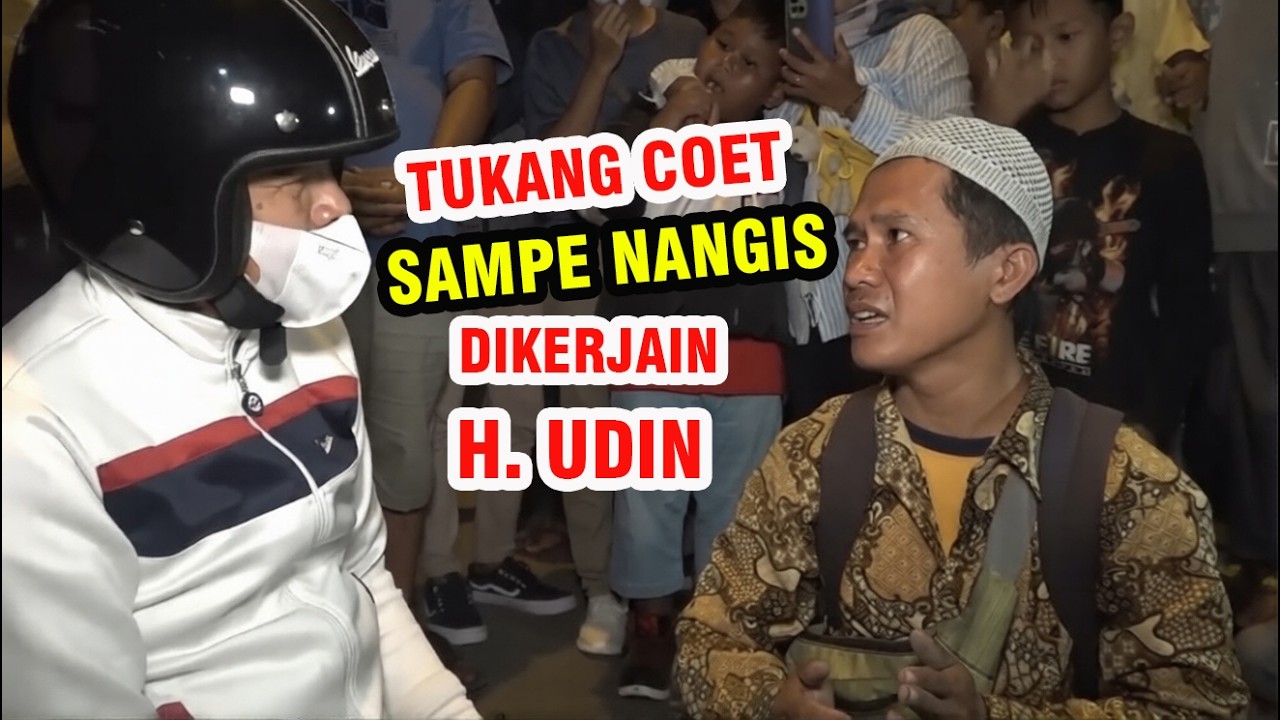 TUKANG COET SAMPE NANGIS DIKERJAIN HAJI UDIN