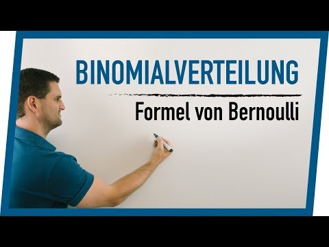 Binomial distribution, Bernoulli formula example with diagram | Math by Daniel Jung