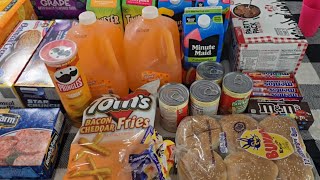 Making cheap groceries in Mississippi at Rouses & Froogles Discount store Large budget haul