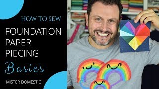 How to Sew Foundation Paper Piecing - Basics with Mx Domestic