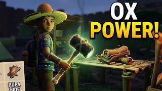 Grounded S1 E25 Black Ox Hammer & Pupa Leather Crafting!