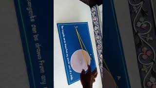 two tangents can be drawn - 10 th maths  working model - sale contact 9677551115  (Ramnad Saravanan)