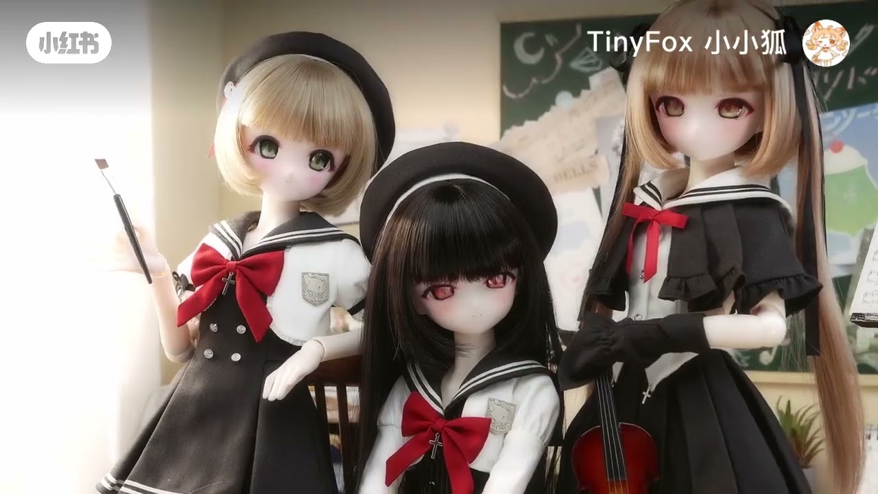 ご予約受付】TinyFox◇狐狐学院シリーズ 1/4ドール【文学系】【音楽系