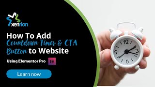 How To Add Countdown Timer & CTA Button On Website