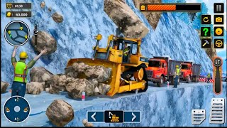 تحميل لعبة Snow Offroad Construction القيادة كسائق الطرق الوعرة في لعبة الحفارات الثقيلة car games screenshot 4