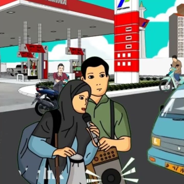 story wa animasi Dangdut Pengamen Sound viral short video animasi kekinian