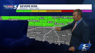 Oklahoma storm update: Level 1 risk expands closer to OKC metro