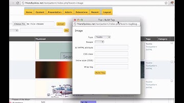Accessing Image tags in Textpattern