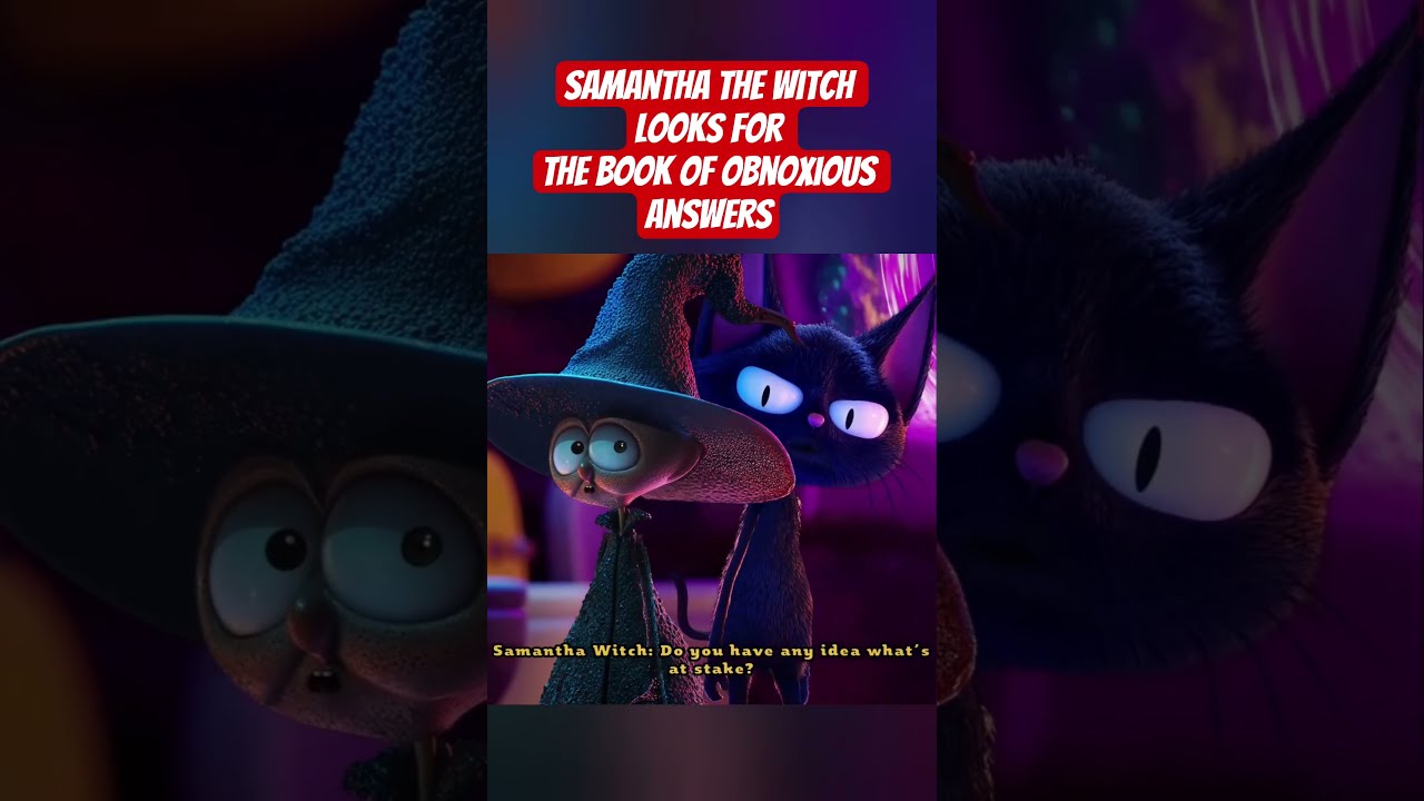 Samantha The Witch Looks For Book Of Obnoxious Answers
