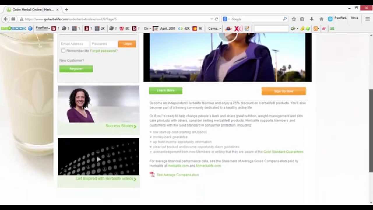 How to a herbalife independent distributor the sign up process