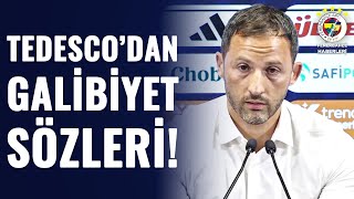 Son Daki̇ka Domenico Tedescodan Galibiyet Sözleri Fenerbahçe 2-0 Antalyaspor