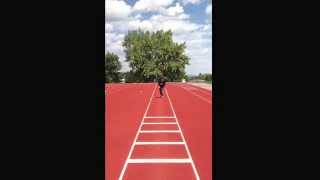 Horizontal bound - left, left, right, right