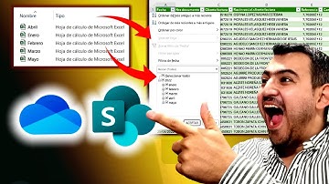 📁🔥Como Importar Datos de OneDrive o Sharepoint a Excel o Conectar a una CARPETA con POWER QUERY