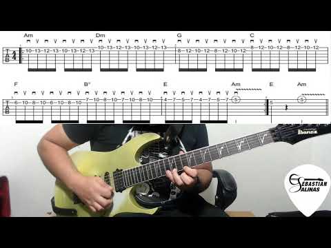 Ejercicio de secuencias melódicas en Guitarra al estilo Metal Neoclásico