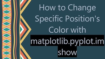 How to Change Specific Position