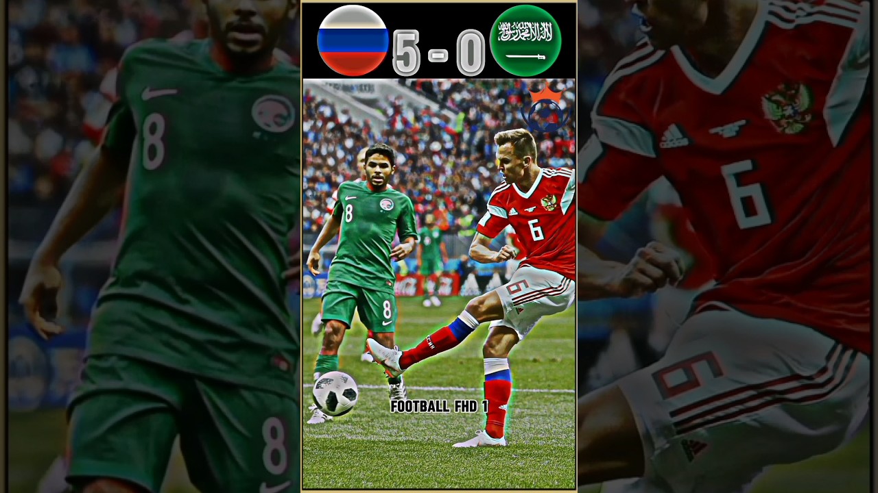 Russia vs saudi arabia match | Heavy quintet🔥🤯| world cup 2018 