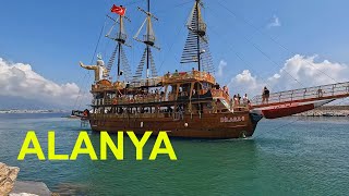 4K Turkey Alanya Antalya Turkey Travel Amazing Ships & Yachts June 2023