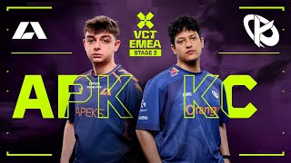 APK vs. KC - VCT EMEA 2025 Stage 2 - W2 D1 - Map 1