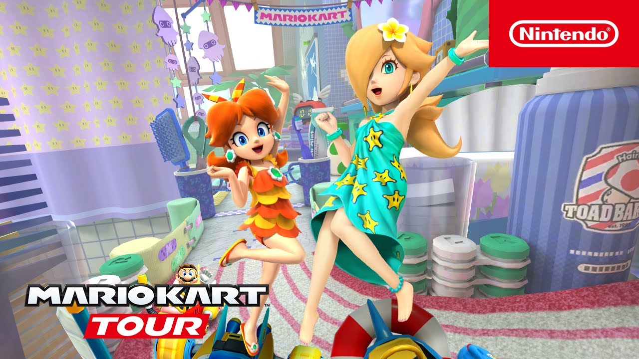 The Holiday Tour begins in the Mario Kart Tour game