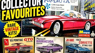 VINTAGE plastic model car kits 1/24 1/25 some RARE AMT MPC REVELL JO-HAN MONOGRAM LINDBERG AURORA