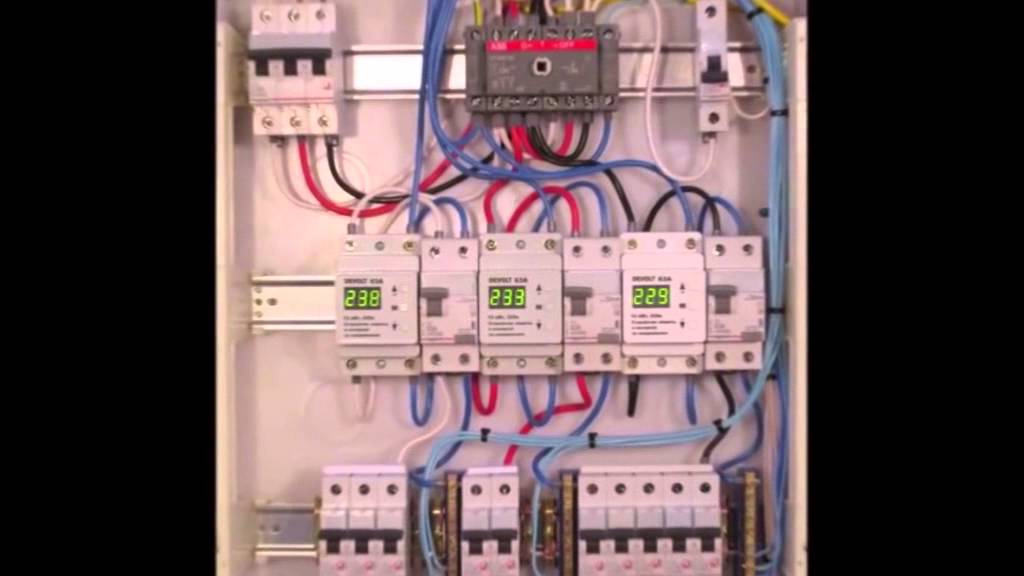 Установка реле напряжения в щиток