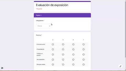 ⭐⭐ FORMULARIO PARA EVALUAR EQUIPOS ⭐⭐