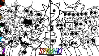 Incredibox Sprunki Big Coloring Pages How To Color Original Sprunki Vs ...