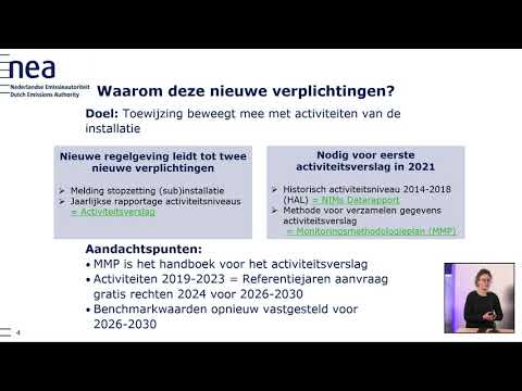 Webinar Emissiehandel - indienen activiteitsverslag