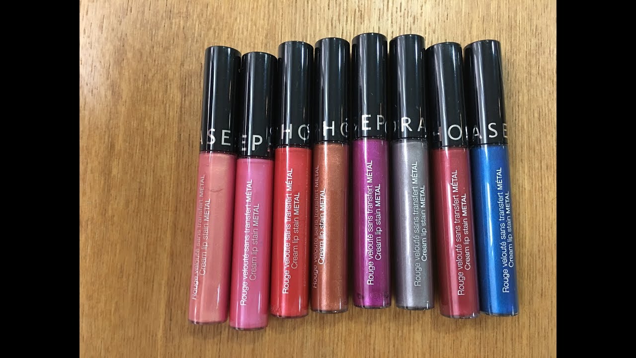 SEPHORA CREAM LIP STAIN METAL YouTube