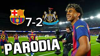 Canción Barcelona - Newcastle 7-2 Parodia Enrique Iglesias -Subeme La Radio