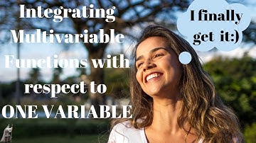 Integrating Multivariable Functions with Respect to One Variable - Calculus 3