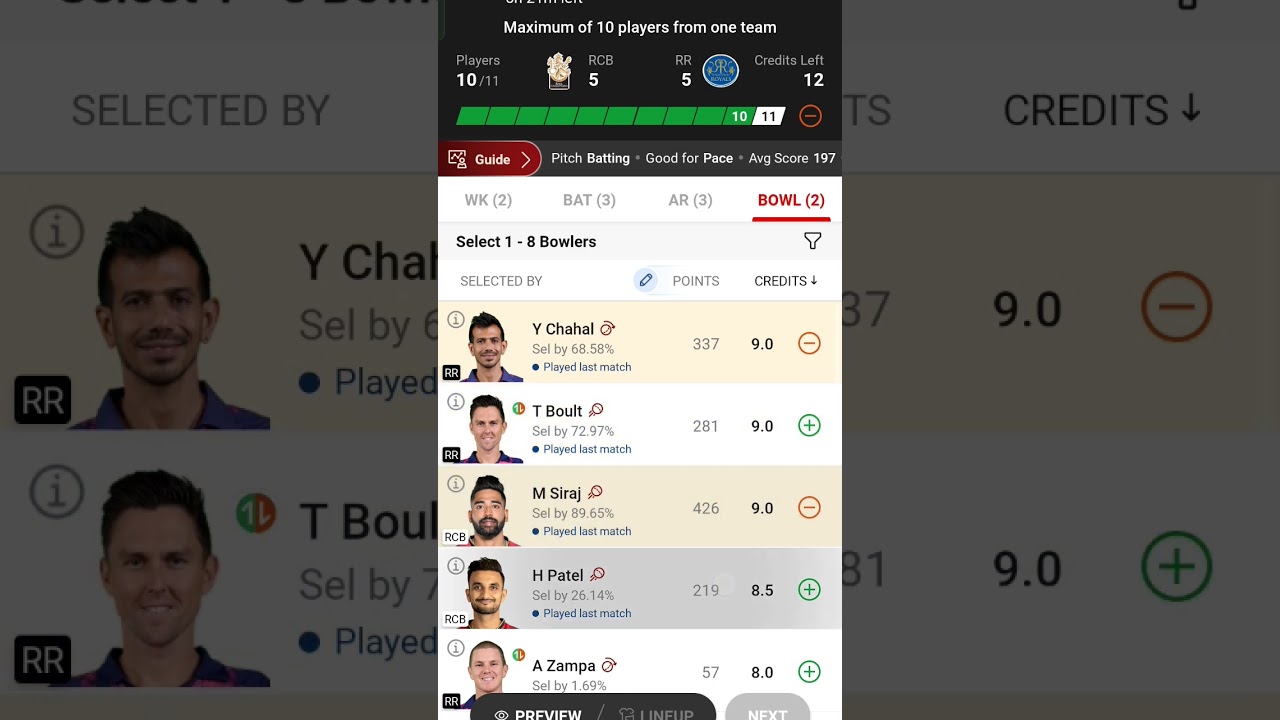 RCB VS RR ||DREAM11 TEAM RAJASTHAN VS BENGLORE DREAM 11 TEAM 