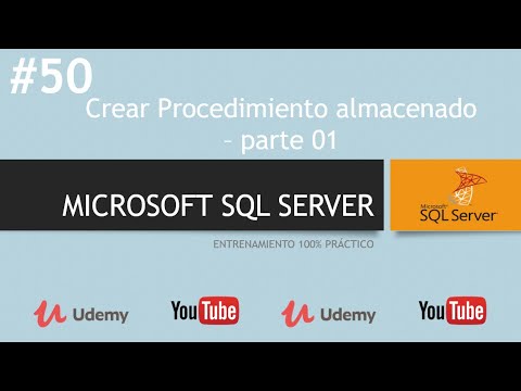 📌 50 - Crear Procedimiento Almacenado - parte 01| Microsoft SQL Server