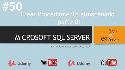 📌 50 - Crear Procedimiento Almacenado - parte 01| Microsoft SQL Server