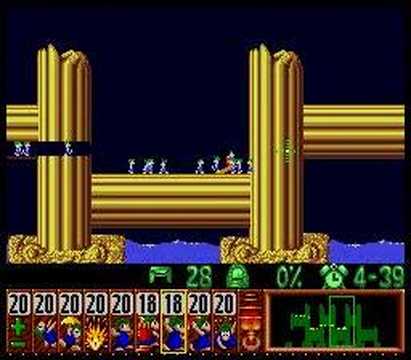 Lemmings - Fun Level 14 Solution
