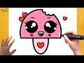 How to Draw a Cute Ice Cream ???? Easy Kawaii Step by Drawing For Children ????