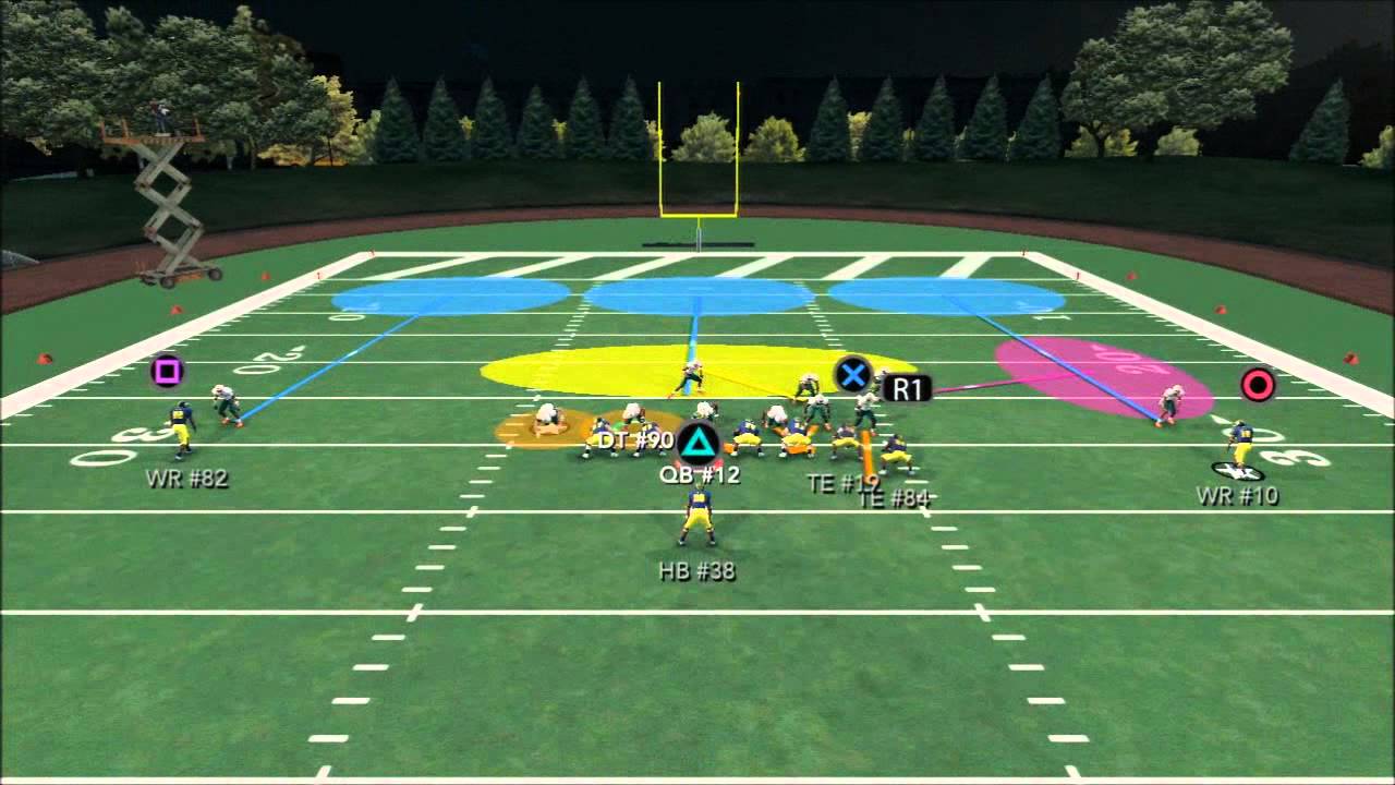 NCAA 14 Cheats - 4 man Unblockable Edge Heat, Nano Blitz