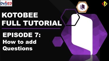 KOTOBEE EBOOK FULL TUTORIAL 2020 (HOW TO ADD QUESTIONS - EPISODE 7)