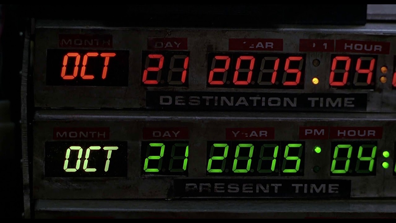 Back to the Future - October 21, 2015 - YouTube