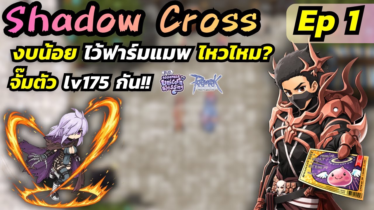 ShadowCross งบน้อย ฟาร์มแมพไหวไหม!? | จั๊มตัว lv175 ep1 | RO GGT